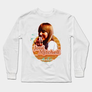 Joni mitchell \\ Retro Art Long Sleeve T-Shirt